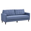 CAVINAS 74" Modern Sofa with Armrests for Living Room,2-Seater Upholstered Couch,High Resilience Love Seat Sofa,Solid Wood Frame Comfy Couch - 2 of 4