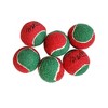 Midlee Candy Cane Tennis Balls Dog 1.5" Balls with Squeaker- Set of 6 - 2 of 4