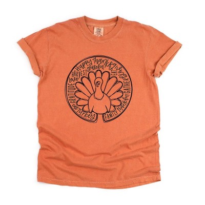 Simply Sage Market Women's Turkey Circle Short Sleeve Garment Dyed Tee