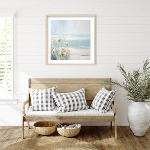 Amanti Art Blue Abstracted Waters II by Irena Orlov Framed Wall Art Print - 1 of 4