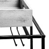 Old Dutch International Avalon Wine/Serving Cart 28" x 16" x 32" - 4 of 4
