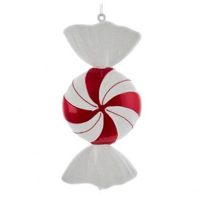 Kurt Adler Plastic Ornament for Christmas Tree, Peppermint Candy - 1 of 1