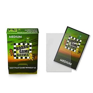Arcane Tinmen Non-Glare Board Game Sleeves 50 ct Medium Size Card Sleeves Individual Pack - 1 of 4