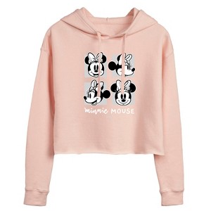 Women's - Disney - Mickey & Friends Cropped Graphic Hoodie - 1 of 3