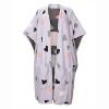 Memoi Women's Hearts Cozy Knit Wearable Throw Robe Lavender One Size - 4 of 4