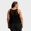 Women's Embellished Crochet Tank Top - A New Day™ - 2 of 3