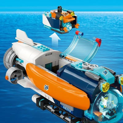 LEGO City Deep-Sea Explorer Submarine Multi-Feature Building Toy Set 60379