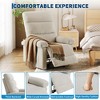 Recliner Chair for Adults, Manual Recliner with Cup Holders and Side Pockets, Single Sofa with Ergonomic Design, for Living Room, Bedroom, Beige - 3 of 4