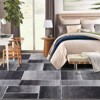 Machine Washable Living Room Rugs 8x10 Large Geometric Floor Cover with Non-Slip Backing, Stain-Resistant Low Pile Indoor Mat, Plaid Accent Rugs - 3 of 4