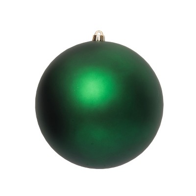 Season's Designs Christmas Tree 10" Green Matte Shatterproof Seamless Or