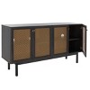 Piran 4 Door 2 Shelf Media Stand - MED9611 - Safavieh - 3 of 4