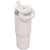 Stanley 30 oz Stainless Steel Ice Flow Flip Straw Tumbler - 2 of 3
