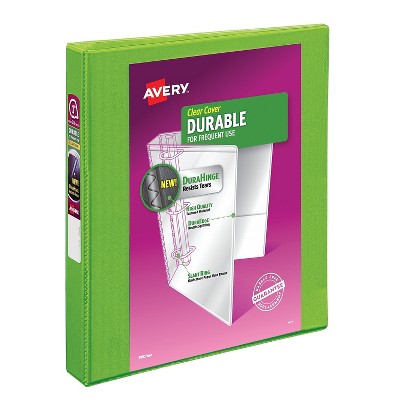 Avery Durable 1  3-Ring View Binder Bright 34153