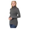 Women's Luxe Rayon Turtleneck Top - ZENANA - 3 of 3