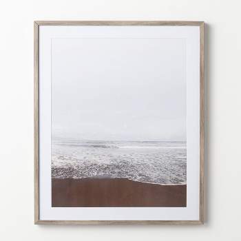 30" x 36" Serene Beach Framed Under Glass - Threshold™ designed with Studio McGee
