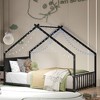 Racxily Full House Bed with Canopy & Colorful Lights, Magical Sleeping Space for Kids & Teens - 3 of 4