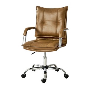 Patrizia Tufted Ergonomic office task chair High Back Executive Swivel Chair for Living Room and Office Room| ARTFUL LIVING DESIGN - 1 of 4