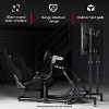 Dardoo G27 Racing Simulator Cockpit with Black Seat & Monitor Mount Compatible with Logitech, Thrustmaster & Fanatec No Wheel/Pedals/TV - 3 of 4
