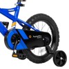 Kids Bike Children Bicycle 14 Inch for Boy 3-5 Years Old Kiddo Cycle Rider Height 35-42 Inch Toddler Cycling Dual Hand Brakes Blue Sport Bikes - 4 of 4