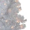 Northlight 4' Pre-lit White Iridescent Pine Artificial Christmas Tree - Clear Lights - 2 of 4