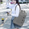 15.6 Inch Laptop Backpack for Women and Men, Stylish Water Resistant Daypack with USB Charging Port, Travel College Work Computer Bag - 2 of 4