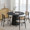 Dovelina Modern Round Dining Table Wood Kitchen Table - 2 of 4