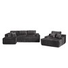 XIZZI Modular Sectional Sofa Couch, L/U-Shape Upholstered Couch, Modern Minimalist Couches for Living Room, Free Combination Deep Seat Corner Couch - 2 of 4