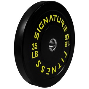 Kumasinova 2" Dia Olympic Weight Plates,Rubber Olympic Barbell Plates for Strength Training,Many Options - 1 of 4