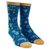 Crazy Dog T-Shirts Women's Save The Floaty Potatoes Socks Funny Manatee Ocean Novelty Graphic Footwear - 2 of 4