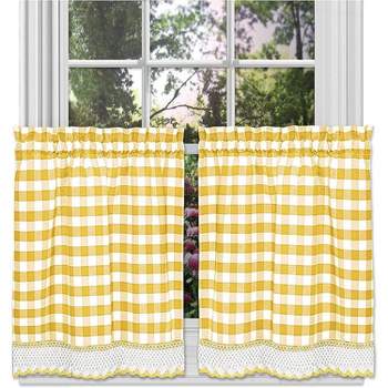 Kate Aurora 2 Pack Gingham Plaid Checkered Gingham Country Farmhouse Oven  Mitts - 17 In. W X 17 In. L, Green : Target