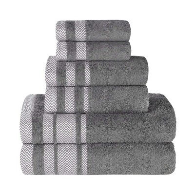 Fluffy Cotton Medium-Weight Bathroom Towel Set by Blue Nile Mills