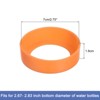 Unique Bargains Silicone Protective Water Bottle Bottom Boot for 70mm 4 Pcs - 2 of 4