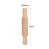 Unique Bargains Crafts Baking DIY Solid Non-Stick Wood Emboss Clay Roller 8.27" x 1.38" 1 Pc - 2 of 4