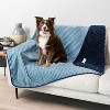 PetAmi Waterproof Dog Blanket, Leakproof Cat Throw, Plush Striped Reversible Blanket for Small Medium Large Pet - 4 of 4