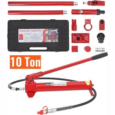 10 Ton / 22000 LBS Porta Power Hydraulic Jack Auto Shop Body Frame Repair Kit Tool