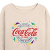 Women's - Coca-Cola - 90's Retro Original Logo Lightweight French Terry Slouchy - 2 of 4