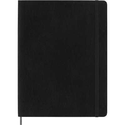 Moleskine Xl Ruled Plain Soft Smart Notebook Black : Target