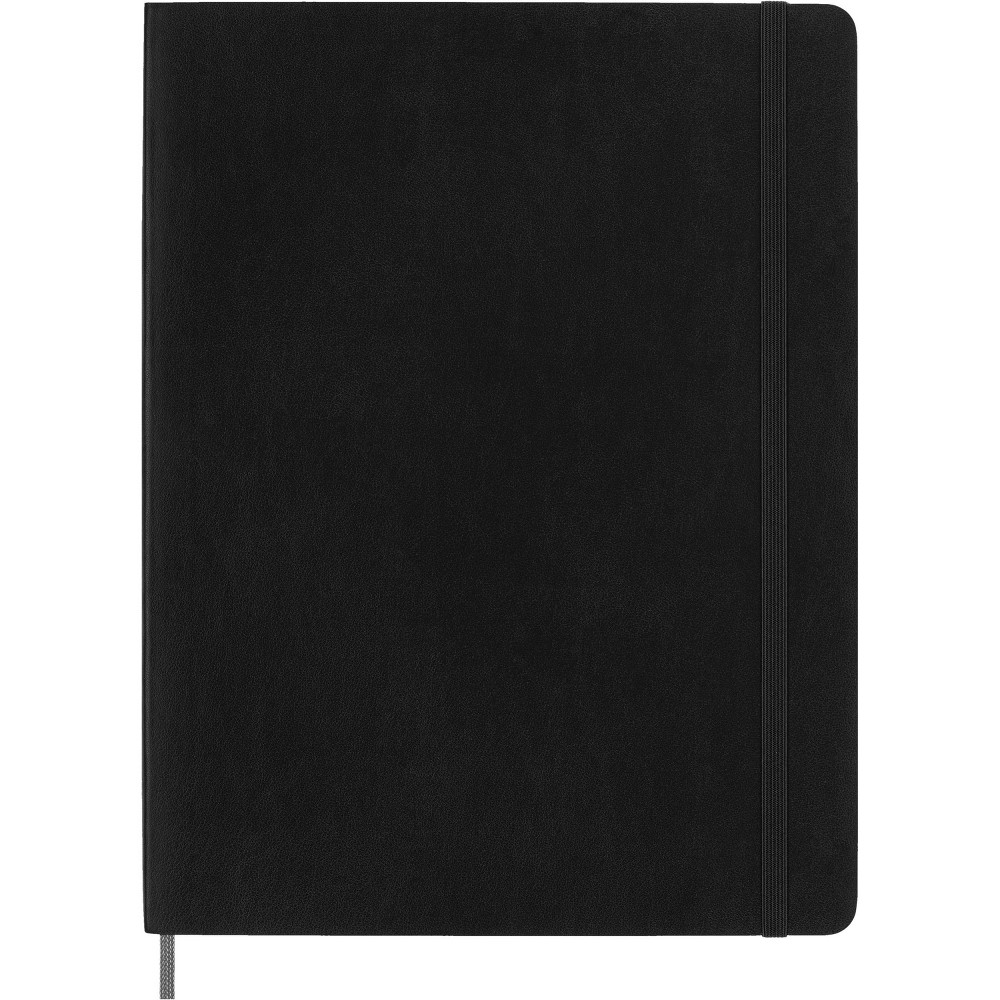 Moleskine XL Ruled Plain Soft Smart Notebook Black