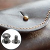 Unique Bargains DIY Craft Zinc Alloy Screw-on Design Rivets Spikes with Punch & Screwdriver 30 Sets - 4 of 4