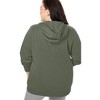 Woman Within Plus Size Better Fleece Zip-Front Hoodie - 3 of 4