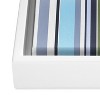 Sheila Wenzel-Ganny Lavender Mint Blue Stripes Art Canvas - Society6 - 4 of 4