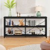 Kumasinova 55.12 Inch Console Table with 3-Tier Storage Shelves,Industrial Entryway Table for Hallway,Living Room & Entryway - 2 of 4