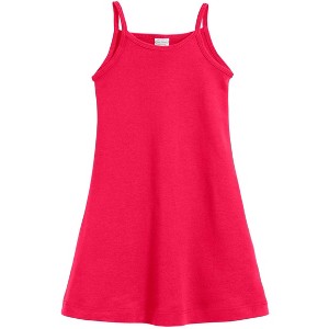 City Threads USA-Made Cotton Girls Soft Camisole Dress - 1 of 4