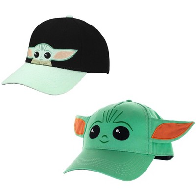 Disney Star Wars Mandalorian The Child Baby Yoda Grogu Baseball Hat Cap  Green - Adult Adjustable Size : : Clothing & Accessories