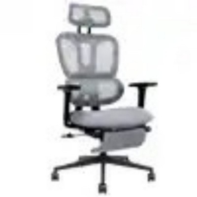 Dsvimoy Task and Office Chair Ergonomic Mesh Chair with Lumbar Support and Footrest for Office
, Gray, 24.41"*13.78"*22.83"