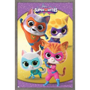 Trends International Disney Junior Super Kitties - Group Framed Wall Poster Prints - 1 of 4