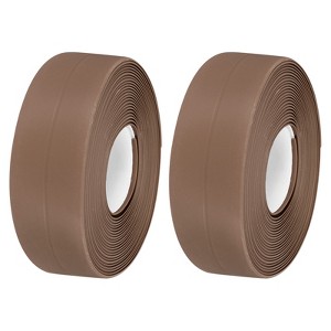 Unique Bargains PVC Waterproof Self-Adhesive Wall Corner Seal Caulk Strip Tape 2 Pcs - 1 of 4