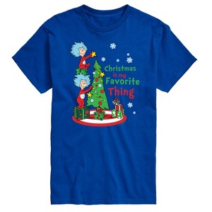 Men's - Dr. Seuss - Christmas Is A Family Thing Short Sleeve Graphic T-Shirt - 1 of 4