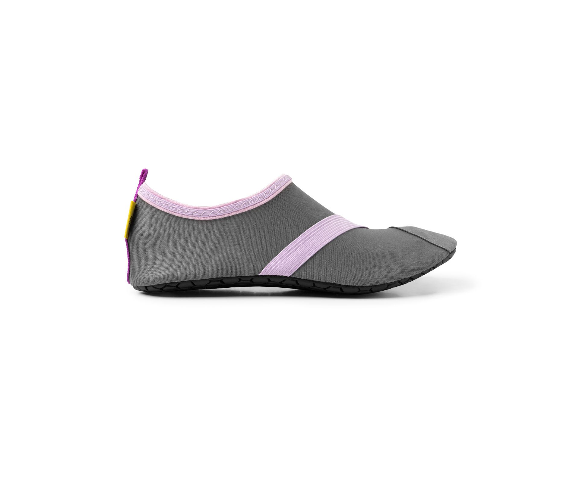 FITKICKS Women’s Classic Footwear Foldable Water Shoes Gray, Large