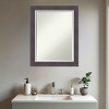 Amanti Art Ellie Half-Inch-Bevel Framed Bathroom Vanity Wall Mirror - 4 of 4